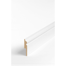 Sierplint SKP 6 ZUIVER WIT (RAL 9010) 2400 x 120 x 18 mm