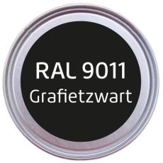 Aflakservice dichte deur RAL 9011 grafietzwart