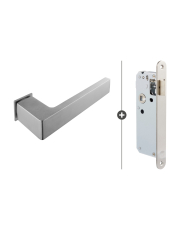 Hang- en sluitwerkpakket 811 MAT CHROOM