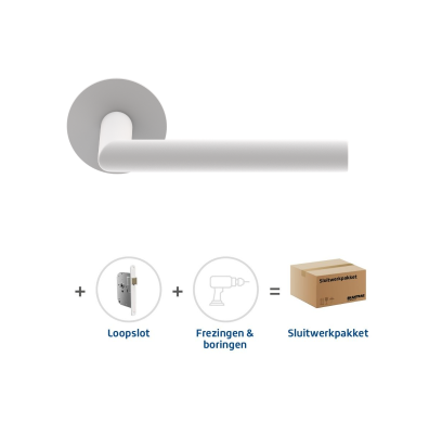 Sluitwerkpakket 2135 Orbit 19 flat loop WIT