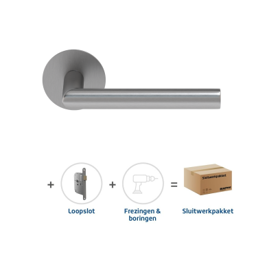 Sluitwerkpakket 2139 Orbit 19 flat loop RVS