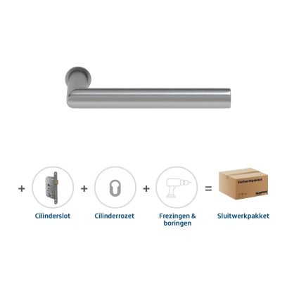 Sluitwerkpakket 922 Orbit 19 minimal cilinder RVS
