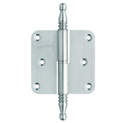 Paumellescharnier vaas 76x76 mm mat chroom
