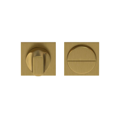 Toiletgarnituur Quadrate minimal MESSING