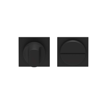 Toiletgarnituur Quadrate minimal ZWART