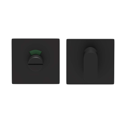 Toiletgarnituur Squared flat ZWART