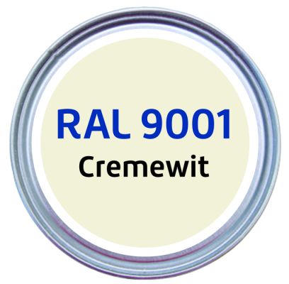 Aflakservice dichte deur RAL 9001 crèmewit