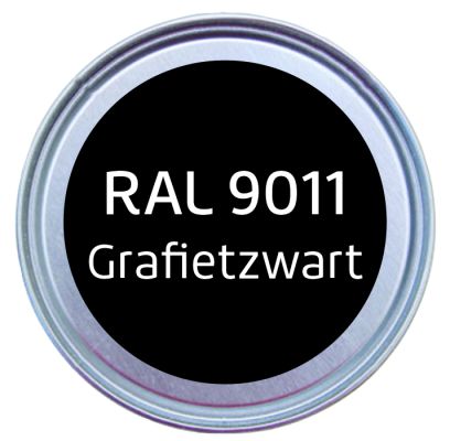 Aflakservice glasdeur RAL 9011 grafietzwart