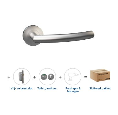 Sluitwerkpakket 2030 Corvus toilet RVS