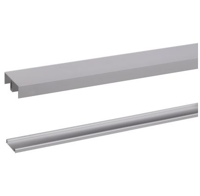 Aluminium rail R20 240cm ALUMINIUM