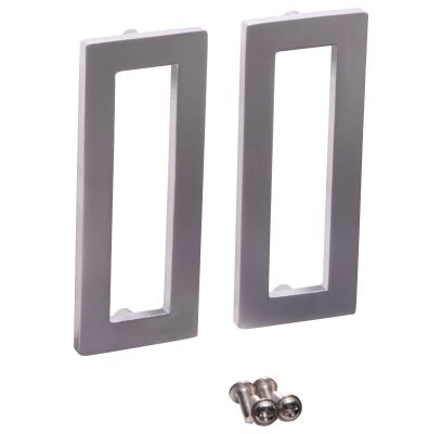 RVS handgreep recht ALUMINIUM